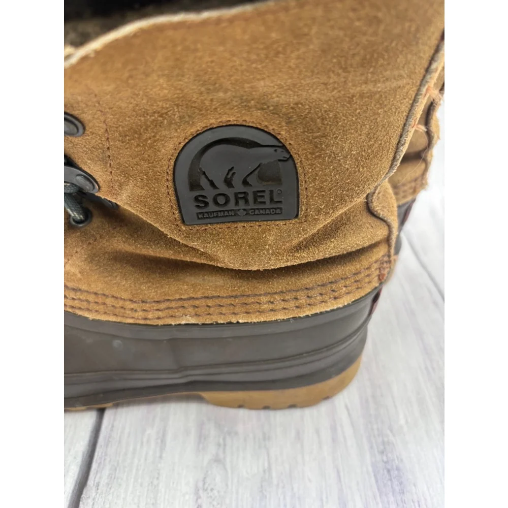 Vintage Kaufman Sorel Boots, Tan & Brown size 8.5?